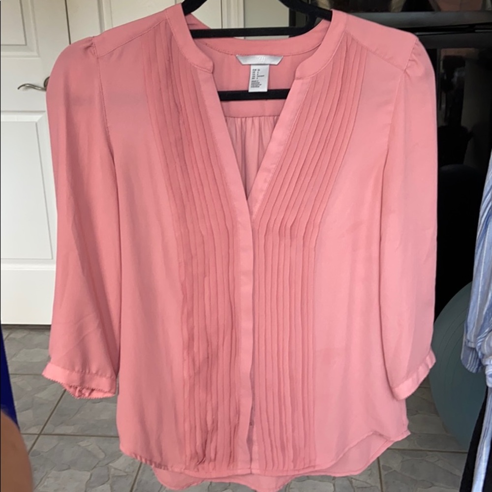 3/$15 H&M Salmon Blouse - Size 6